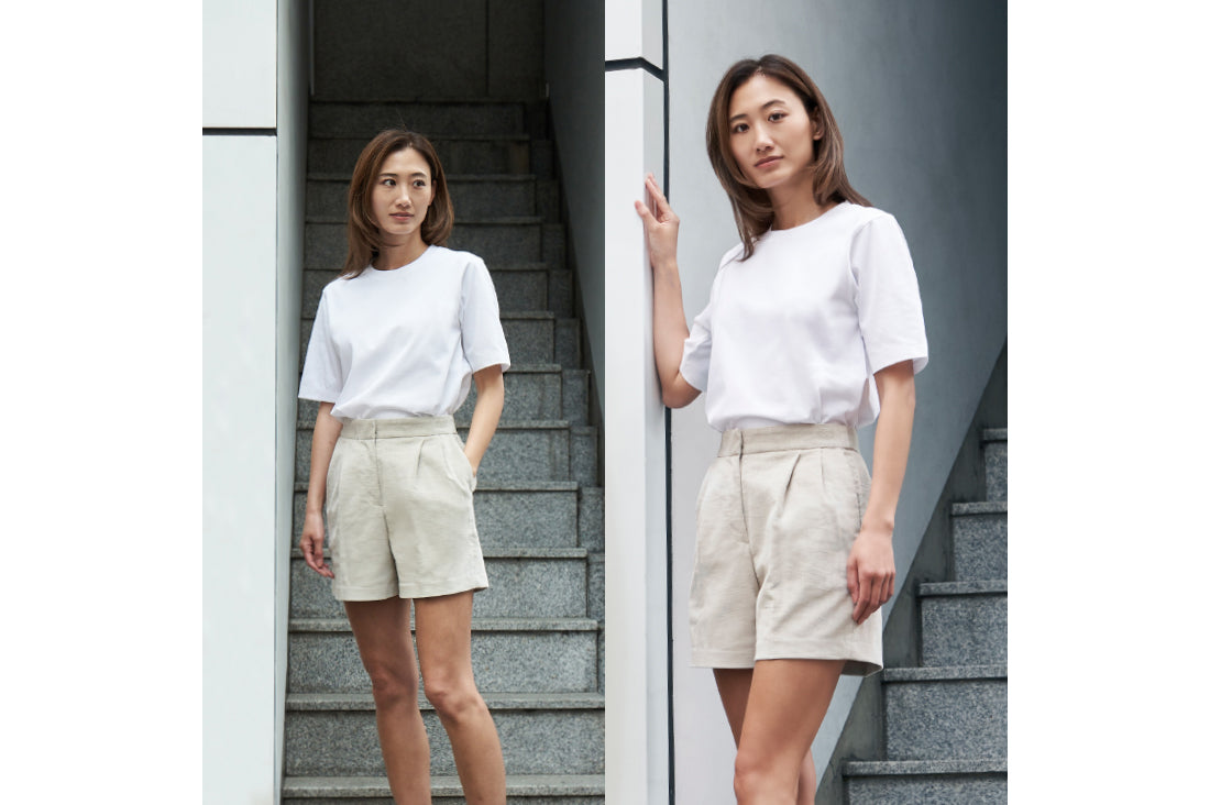 タイムレス Tee(WHT) WOMEN